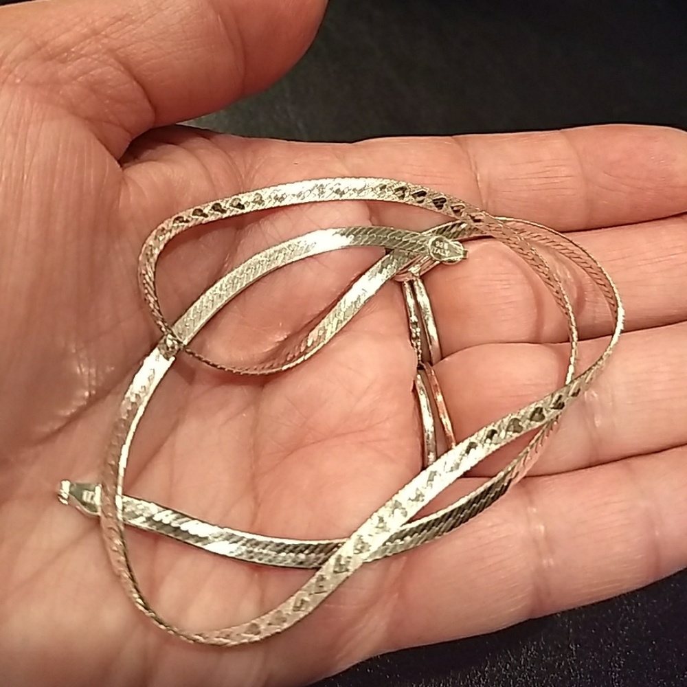 FINALPRICE🔥NEW Sterling 925.Heart.Necklace  ITALY